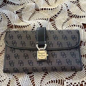 Dooney & Bourke Black Monogram Wallet